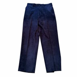 Bagazio Navy Blue Pinwale Corduroy Trouser